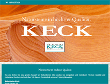 Tablet Screenshot of keck-zerbst.de